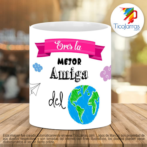 Tazas Personalizadas en Costa Rica Eres la mejor amiga del mundo