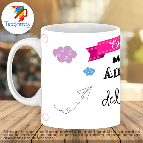 Jarras Personalizadas Eres la mejor amiga del mundo