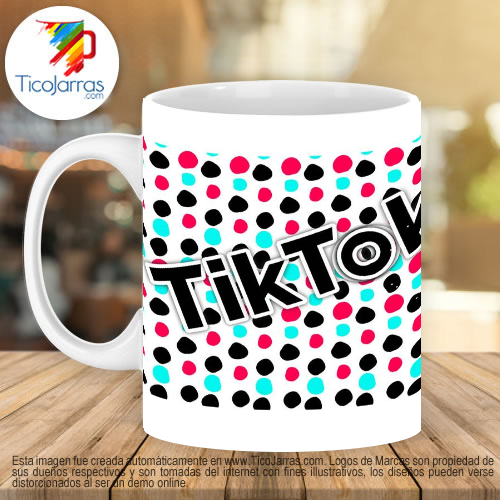 Jarras Personalizadas TikTok Dots