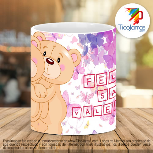 Tazas Personalizadas Feliz San Valentín