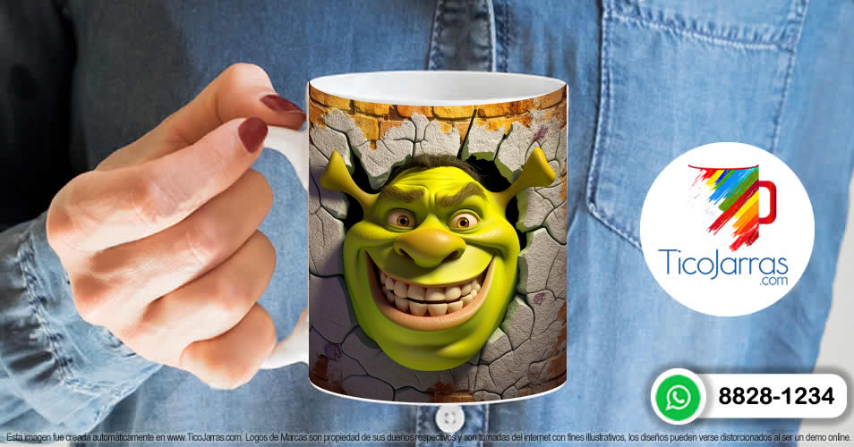 Artículos Personalizados Shrek 3D