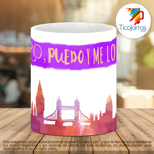 Tazas Personalizadas Quiero puedo y me lo merezco