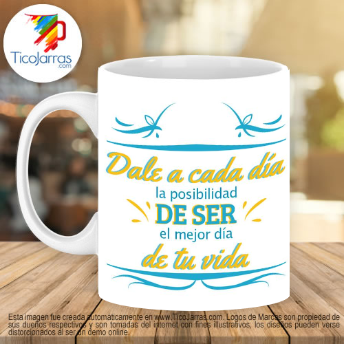 Jarras Personalizadas Dale a cada día su posibilidad de hacer el mejor día de tu vida