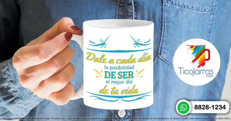 Artículos Personalizados Dale a cada día su posibilidad de hacer el mejor día de tu vida