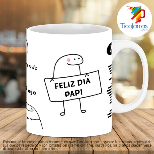 Tazas Personalizadas en Costa Rica Viejo mi querido viejo, Feliz día Papi