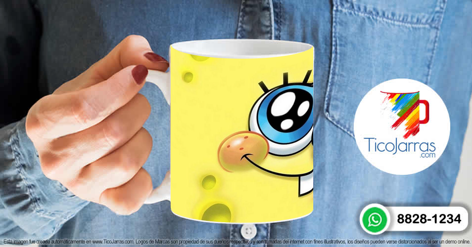 Artículos Personalizados Bob Esponja feliz