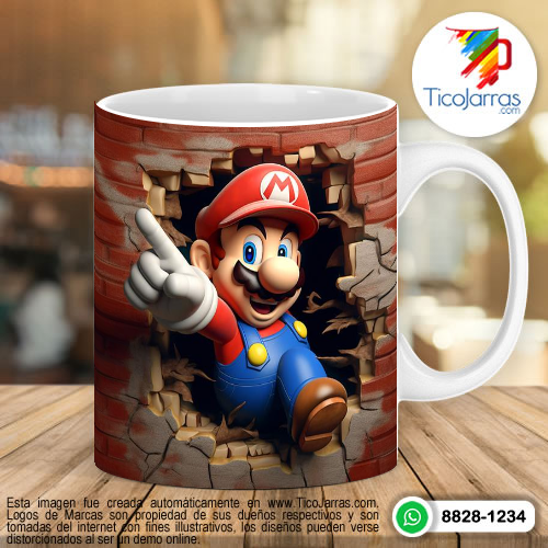 Diseños Personalizadas Mario Bros 3D