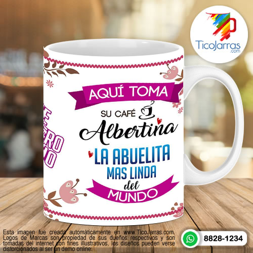 Tazas Personalizadas en Costa Rica Aquí toma la abuelita más linda del mundo